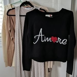 Amore Crop Sweater